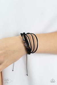 Paparazzi Accessories: Prismatically Dramatic - Multi Oil Spill Bracelet - Life of the Party