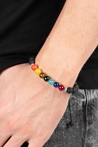 Paparazzi Accessories: Canyon Kaleidoscope - Multi Lava Bracelet