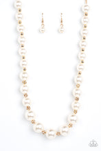 Load image into Gallery viewer, Paparazzi Accessories: Sail Away with Me - Gold Pearl Necklace