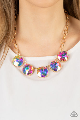 Paparazzi Accessories: Limelight Luxury - Multi Iridescent Necklace