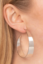 Load image into Gallery viewer, Paparazzi Accessories: Flat Out Fashionable - Silver Earrings