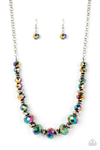 Paparazzi Accessories: Cosmic Cadence - Multi Oil Spill Necklace
