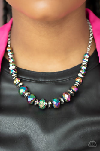 Paparazzi Accessories: Cosmic Cadence - Multi Oil Spill Necklace