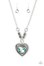 Load image into Gallery viewer, Paparazzi Accessories: Heart Full of Fabulous - Blue Necklace