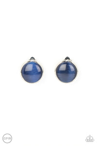 Paparazzi Accessories: Cool Pools - Blue Clip-On Earrings