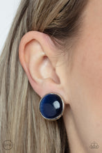 Load image into Gallery viewer, Paparazzi Accessories: Cool Pools - Blue Clip-On Earrings