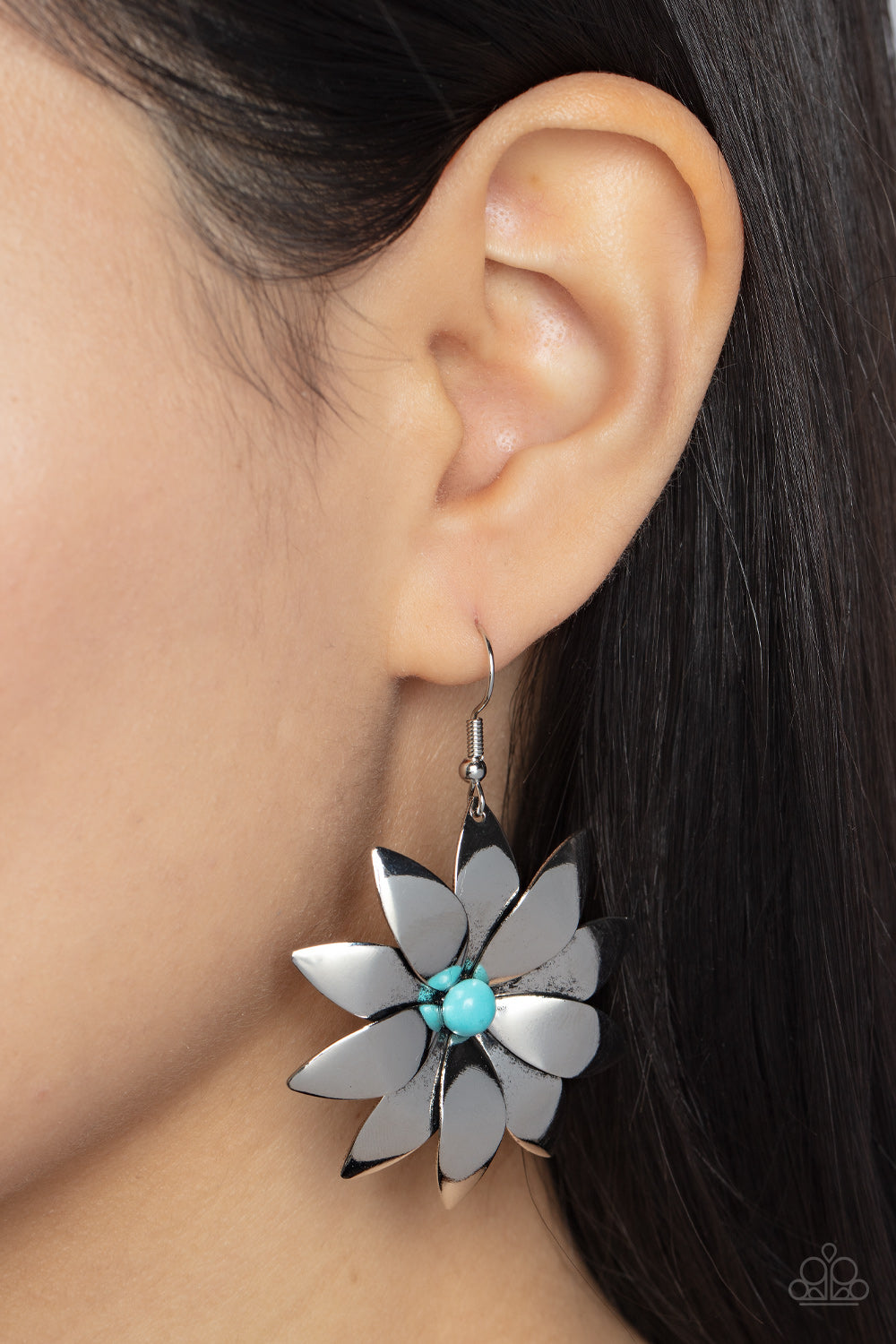 Paparazzi Accessories: Pinwheel Prairies - Blue Earrings