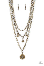 Load image into Gallery viewer, Paparazzi Accessories: Under the Northern Lights - Brass Necklace