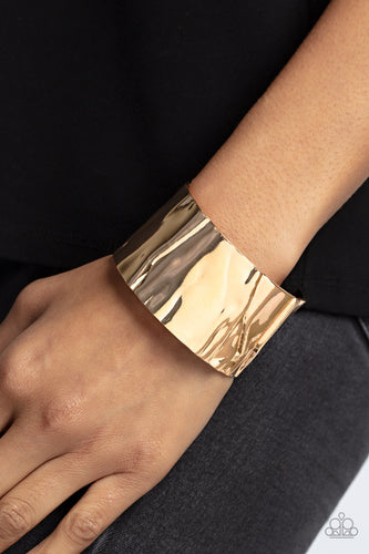 Paparazzi Accessories: Modern Metallurgy - Gold Bracelet