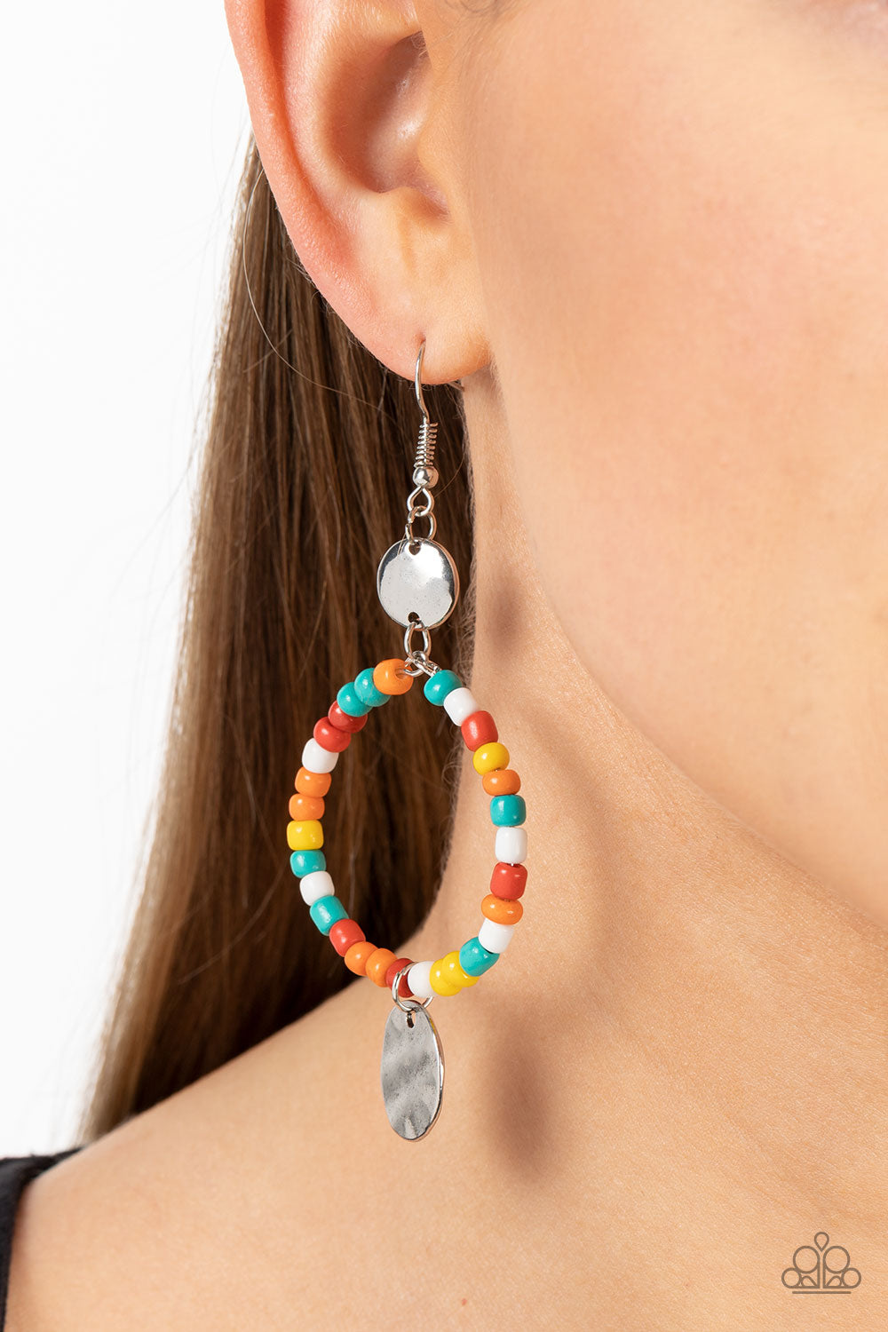 Paparazzi Accessories: Cayman Catch - Multi Seed Bead Earrings