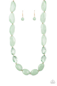 Paparazzi Accessories: Private Paradise - Green Necklace