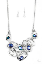 Load image into Gallery viewer, Paparazzi Accessories: Warp Speed - Blue Iridescent Necklace
