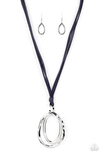 Load image into Gallery viewer, Paparazzi Accessories: Long OVAL-due - Blue Necklace