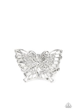 Load image into Gallery viewer, Paparazzi Accessories: Fearless Flutter - White Ring - Life of the Party