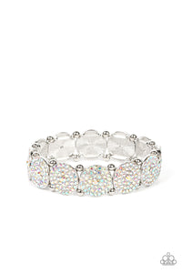 Paparazzi Accessories: Palace Intrigue - Multi Iridescent Bracelet - Life of the Party