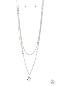 Paparazzi Accessories: Ethereal Expectations - Multi Iridescent Lanyard