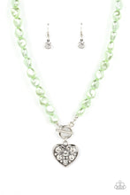 Load image into Gallery viewer, Paparazzi Accessories: Color Me Smitten - Green Heart Necklace