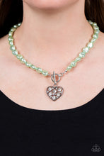 Load image into Gallery viewer, Paparazzi Accessories: Color Me Smitten - Green Heart Necklace