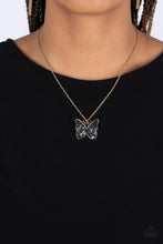 Load image into Gallery viewer, Paparazzi Accessories: Gives Me Butterflies - Gold Necklace