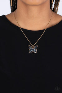 Paparazzi Accessories: Gives Me Butterflies - Gold Necklace