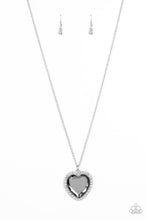Load image into Gallery viewer, Paparazzi Accessories: Prismatically Twitterpated - Silver Heart Necklace