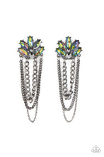 Load image into Gallery viewer, Paparazzi Accessories: Reach for the SKYSCRAPERS - Multi Oil Spill Earrings
