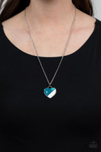 Load image into Gallery viewer, Paparazzi Accessories: Nautical Romance - Blue Heart Necklace