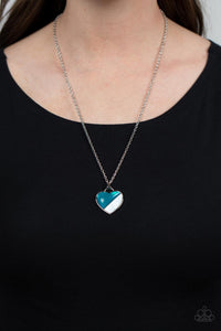 Paparazzi Accessories: Nautical Romance - Blue Heart Necklace