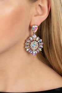Paparazzi Accessories: My Good LUXE Charm - Multi Iridescent Earrings
