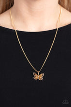 Load image into Gallery viewer, Paparazzi Accessories: High-Flying Fashion - Multi Iridescent Butterfly Necklace