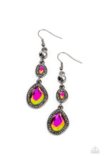 Load image into Gallery viewer, Paparazzi Accessories: Dripping Self-Confidence - Multi Oil-Spill Earrings