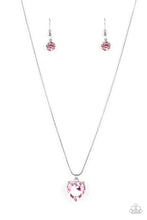 Load image into Gallery viewer, Paparazzi Accessories: Smitten with Style - Pink Heart Necklace