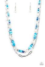 Load image into Gallery viewer, Paparazzi Accessories: Tidal Trendsetter - Blue Necklace