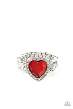 Load image into Gallery viewer, Paparazzi Accessories: Committed to Cupid - Red Ring
