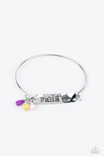 Load image into Gallery viewer, Paparazzi Accessories: Flirting with Faith - Purple Inspirational Bracelet