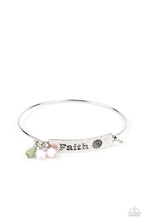Load image into Gallery viewer, Paparazzi Accessories: Flirting with Faith - Green Inspirational Bracelet