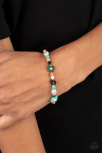 Load image into Gallery viewer, Paparazzi Accessories: Groovy Gerberas - Blue Seed Bead Bracelet