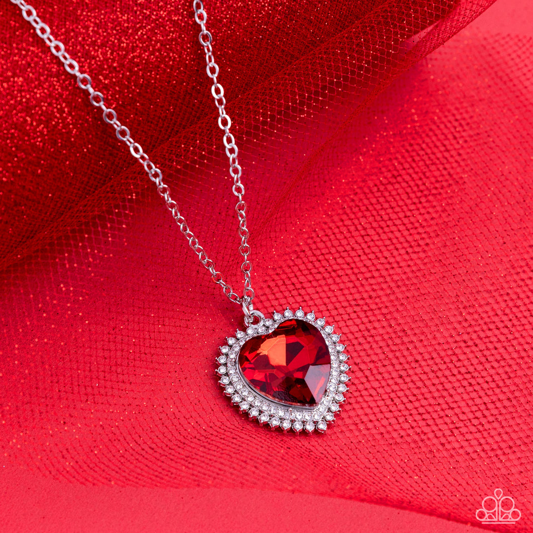 Paparazzi - Leave Your LANDMARK - Red Necklace | Fashion Fabulous Jewelry