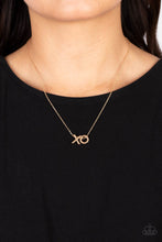 Load image into Gallery viewer, Paparazzi Accessories: Hugs and Kisses - Gold Necklace