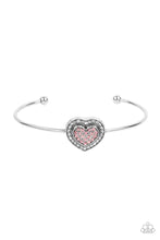 Load image into Gallery viewer, Paparazzi Accessories: Stunning Soulmates - Pink Heart Bracelet