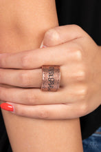 Load image into Gallery viewer, Paparazzi Accessories: Sunrise Street - Copper Inspirational Ring