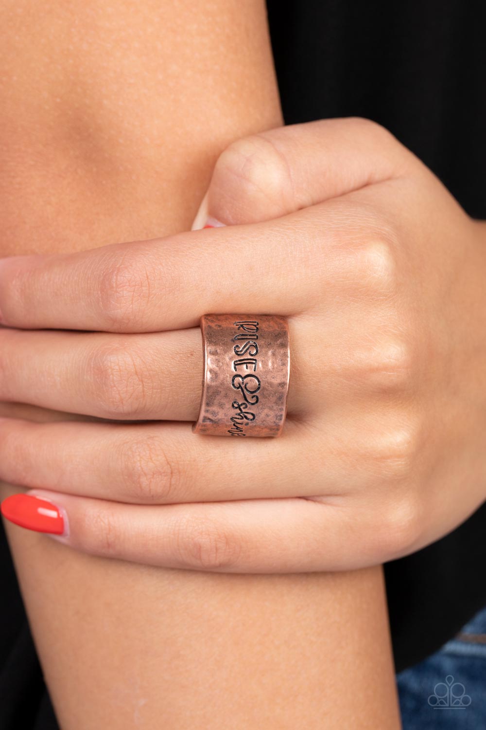 Paparazzi Accessories: Sunrise Street - Copper Inspirational Ring