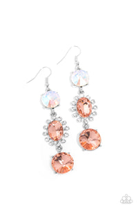 Paparazzi Accessories: Magical Melodrama - Multi Iridescent Earrings