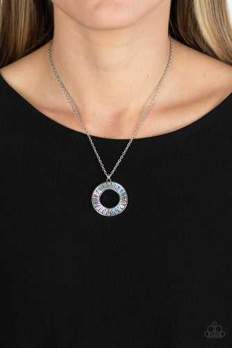 Paparazzi Accessories: Clique Couture - Multi Iridescent Necklace