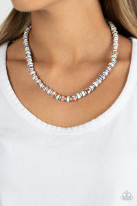 Paparazzi Accessories: Gobstopper Glamour - White Necklace