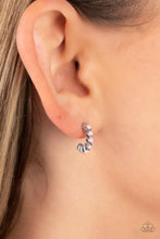 Load image into Gallery viewer, Paparazzi Accessories: Carefree Couture - Pink Dainty Hoop Earrings