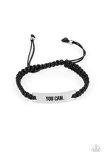 Load image into Gallery viewer, Paparazzi Accessories: Beyond Belief - Black Inspirational Bracelet