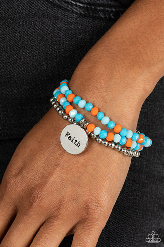 Paparazzi Accessories: Fashionable Faith - Multi Inspirational Bracelet