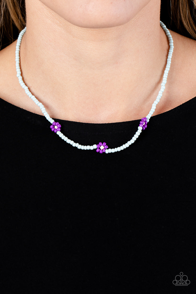 Paparazzi Accessories: Bewitching Beading - Purple Seed Bead Necklace