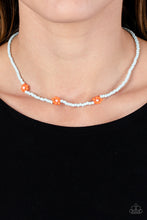 Load image into Gallery viewer, Paparazzi Accessories: Bewitching Beading - Orange Seed Bead Necklace